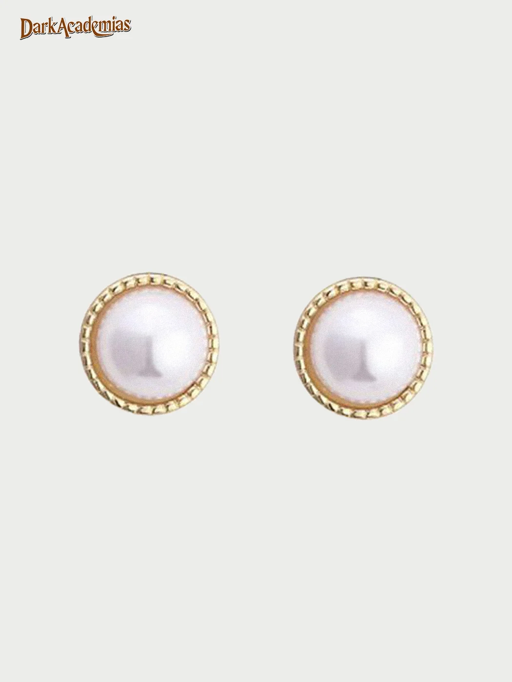 Pearl Disc Earrings / DarkAcademias /Darkacademias