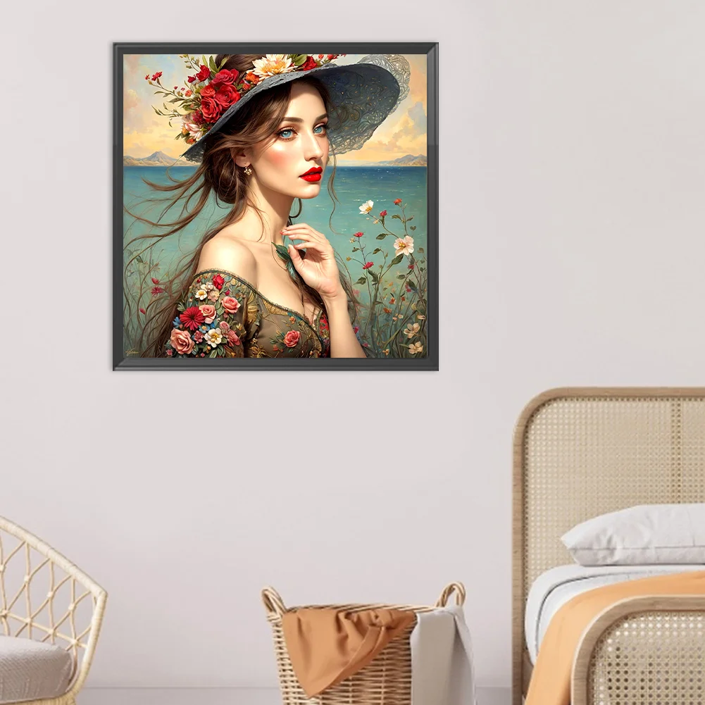 DIY Paint By Number 40*40cm - Lady