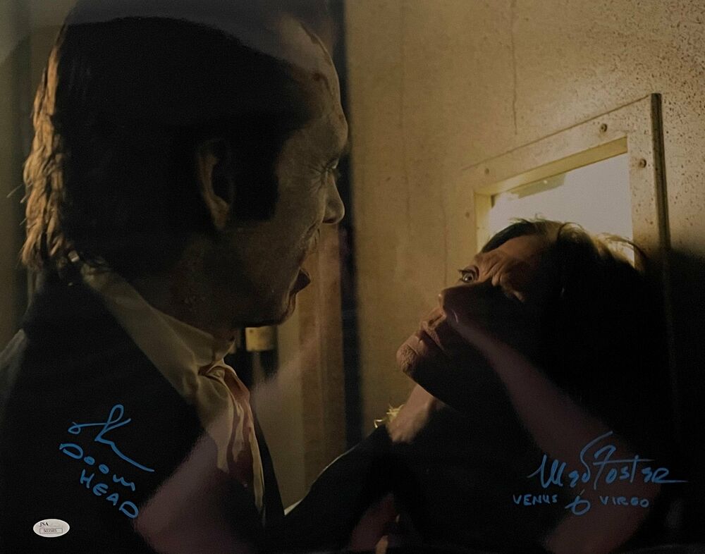 Richard Brake & Meg Foster Signed 16x20 Photo Poster painting 31 Horror Film Autographed