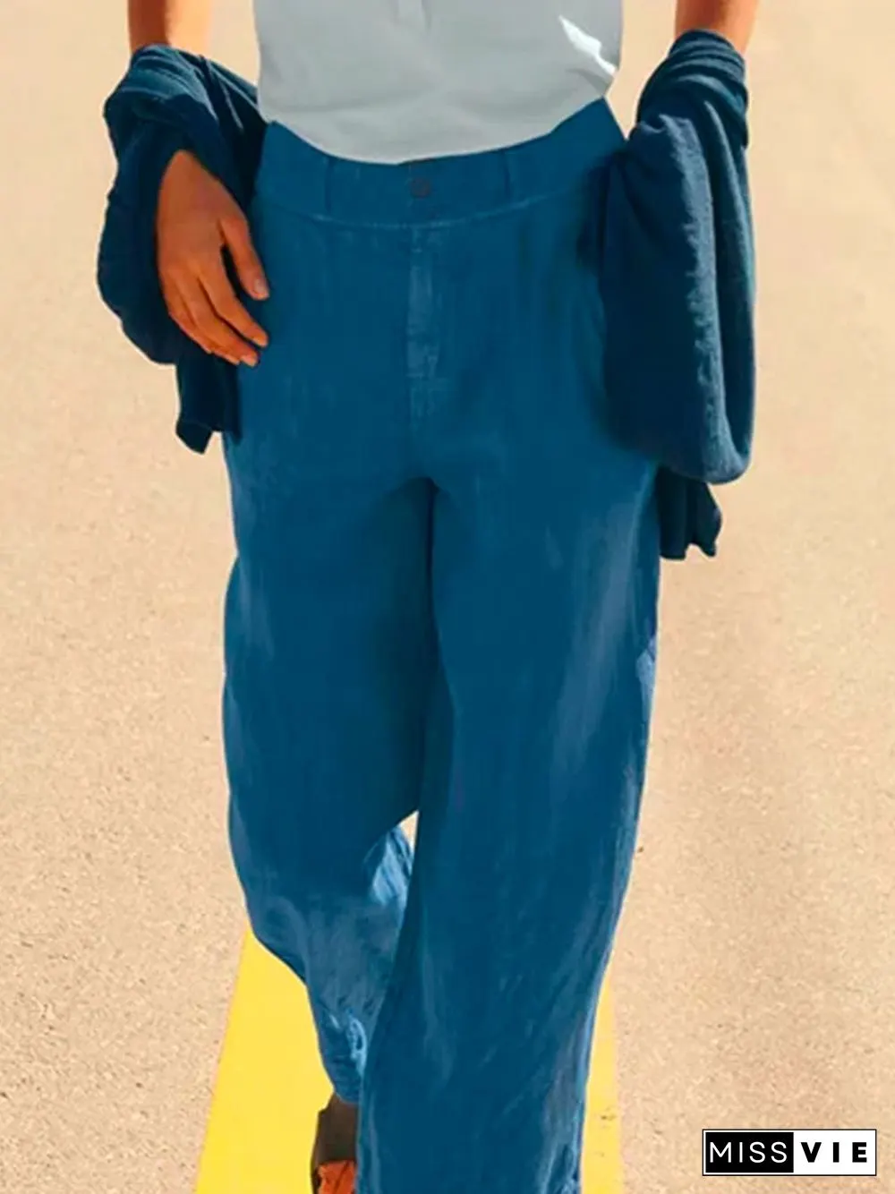 Cotton Casual Loose Casual Pants