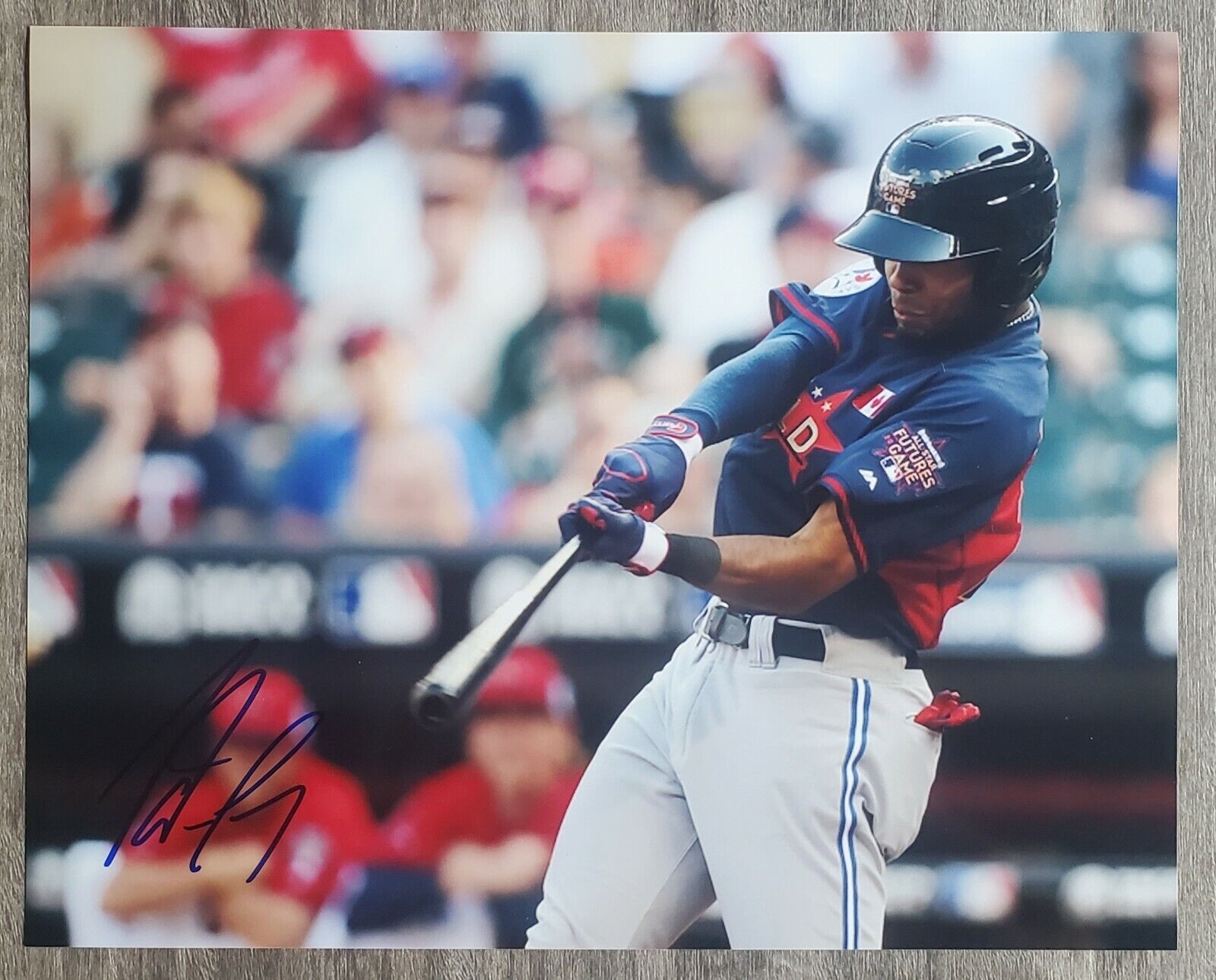 Dalton Pompey Signed 8x10 Photo Poster painting Toronto Blue Jays Futures Game MLB RAD