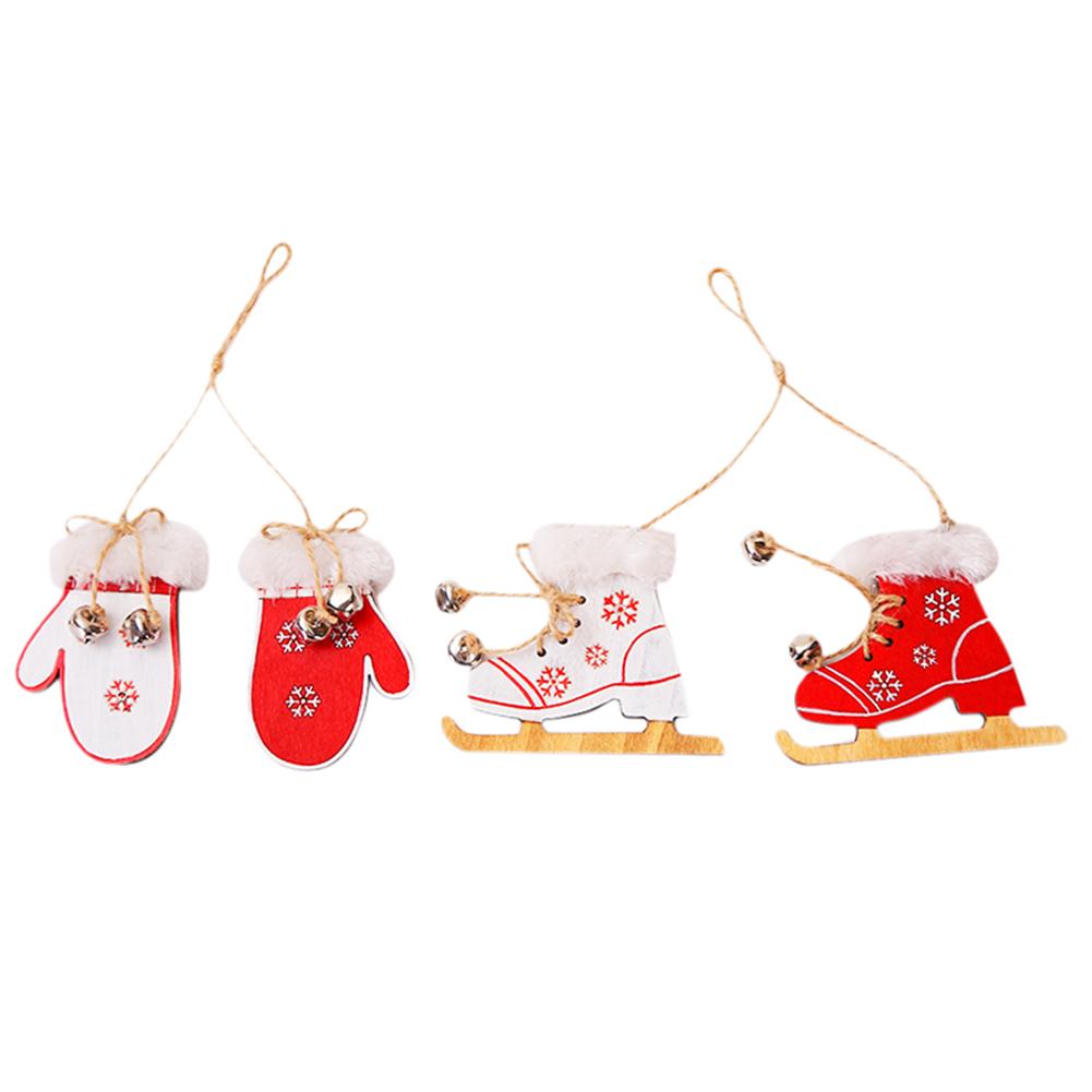 

Christmas Gloves Boots Pendant Shop Window Xmas Tree Hanging Ornament Decor, Shoes, 501 Original
