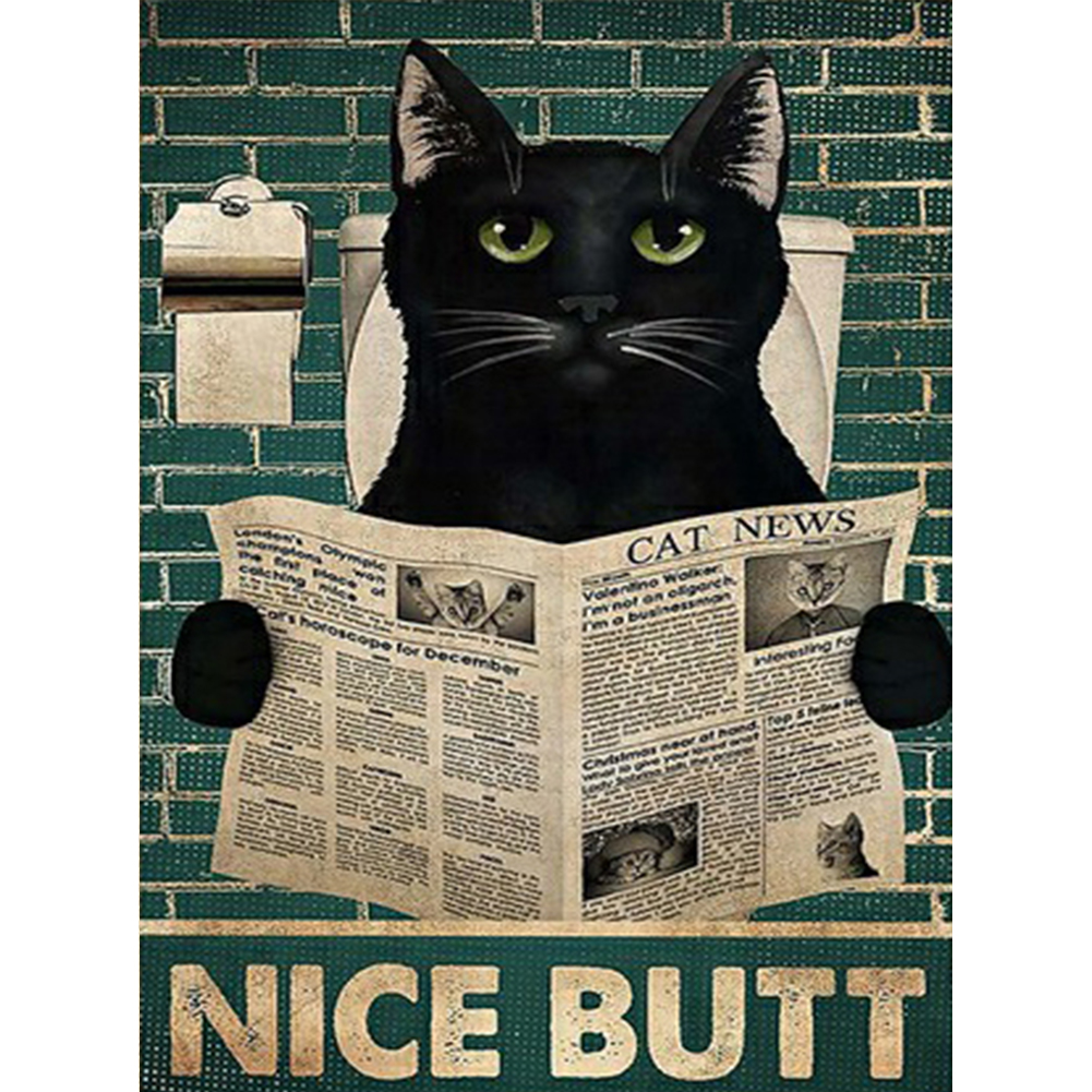 

Cats Reading Newspapers - Square Drill Diamond Painting - 30*40CM, 501 Original