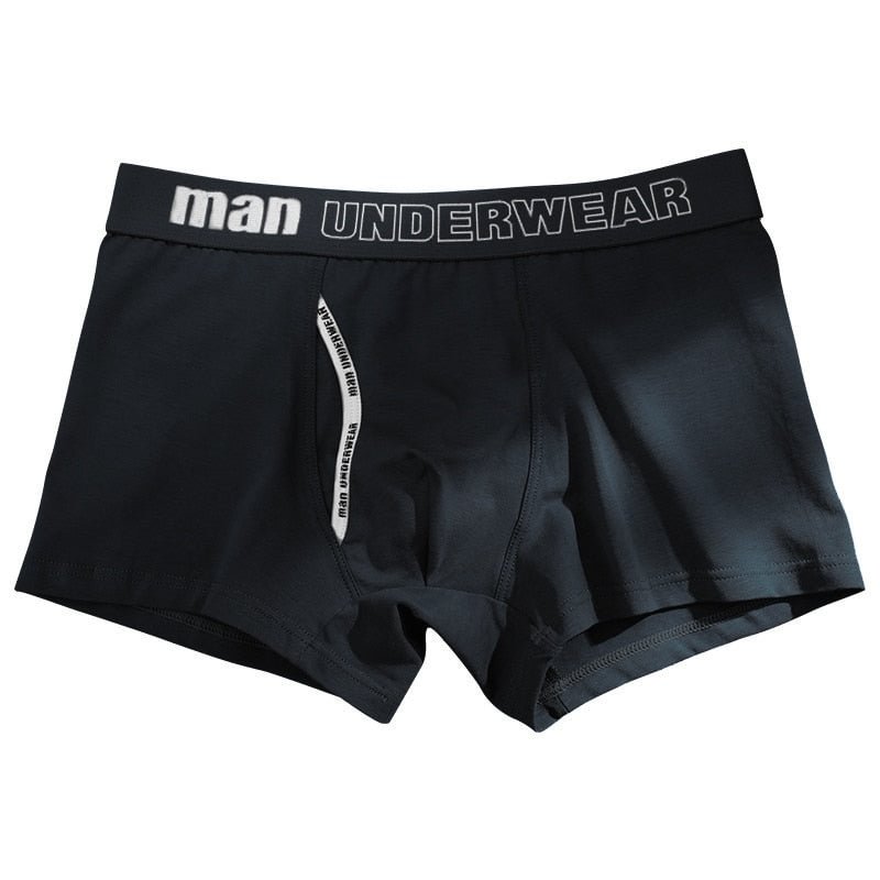 Boxer Mens Underwear Men Cotton Underpants Male Comfortable Shorts New Gentleman Solid Fashion Letters Breathable Boxers L-3XL