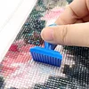 2pcs/set Diamond Painting Drill Bit Corrector Brush , Detachable Ergonomic Round&Square Diamond Drill Straight Brush,DIY Diamond Art Accessories