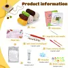 Crochet Kit for Beginners - Phone Bag Crochet Starter Kit with Video Tutorials And Yarns, Hook, Additions for Adult Knitting Craft