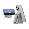 Magsafe Magnetic Anti-Lost Card Holder Leather Mobile Phone Case Card Holder Desktop Stand Foldable Stand
