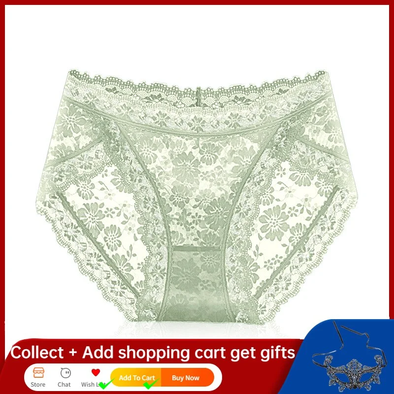 Meet'r Women Panties Sexy Seamless Underpant Low-Rise Lace Underwear Lingerie High Quality Breathable G String Briefs Intimates