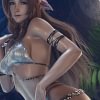 Aerith in the Pool Decorative Painting - (FF7) Final Fantasy VII - Xingkong Studio