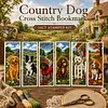 Countryside Dogs-14CT Stamped Cross Stitch Bookmark Single-Sided 30x50cm tapestrymarket