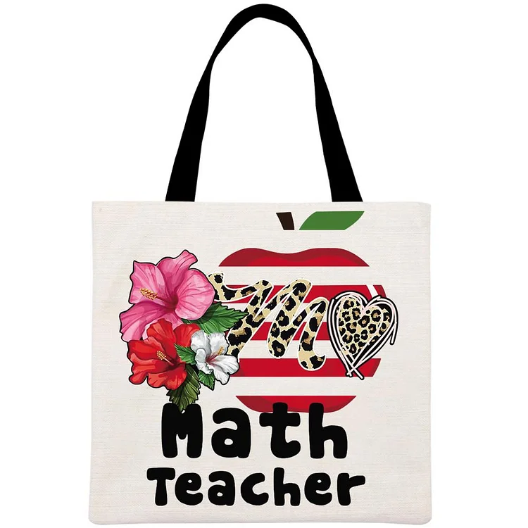 Teachers' Day Printed Linen Bag