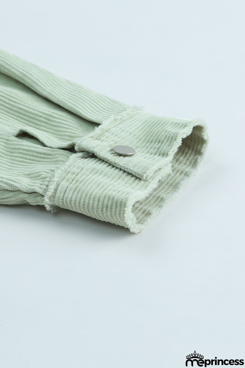 Frayed Boyfriend Corduroy Shacket