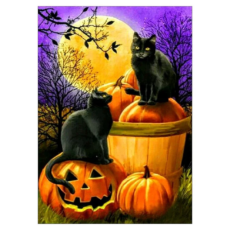 Halloween 5D DIY ?Full Drill Diamond Painting Craft Cross Stitch Needlework gbfke