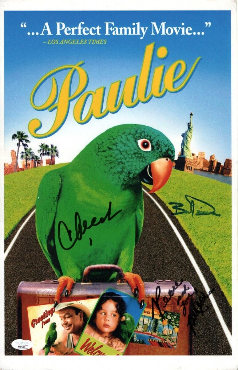 Paulie Multi Signed Autograph 11X17 Photo Poster painting Cheech Marin Cobb Davidson JSA KK94309