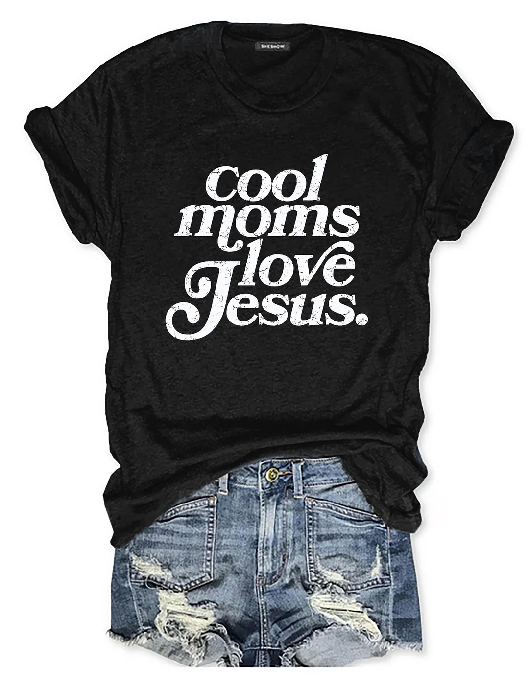 Cool Moms Love Jesus T-shirt