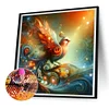 >SALE<5D DIY Full Round Drill Diamond Painting Clouded Bird Kit Home Decor 30x30cm
