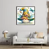 Dragonfly Gnome-11CT Stamped Cross Stitch 40*40cm/15.75*15.75in tapestrymarket