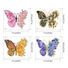 4pcs DIY Diamond Mosaic Stickers for Kids Adult Gift (Flower Butterfly 161)