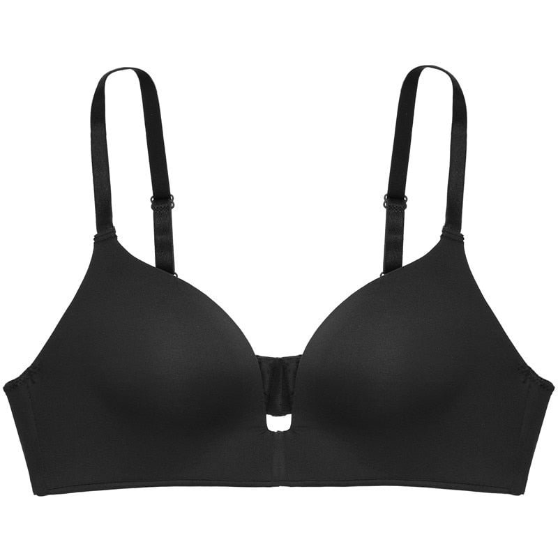 FINETOO Sexy Lingerie Underwear Women Ultra-thin Wire Free Bra Seamless Bralette Comfortable Breathable Wrapped Chest Casual Bra
