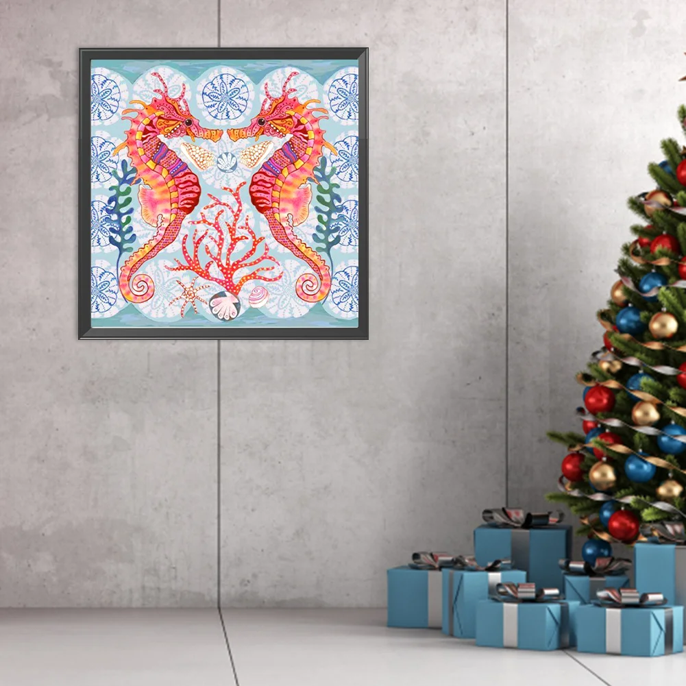 DIY Paint By Number 40*40cm - Seahorse