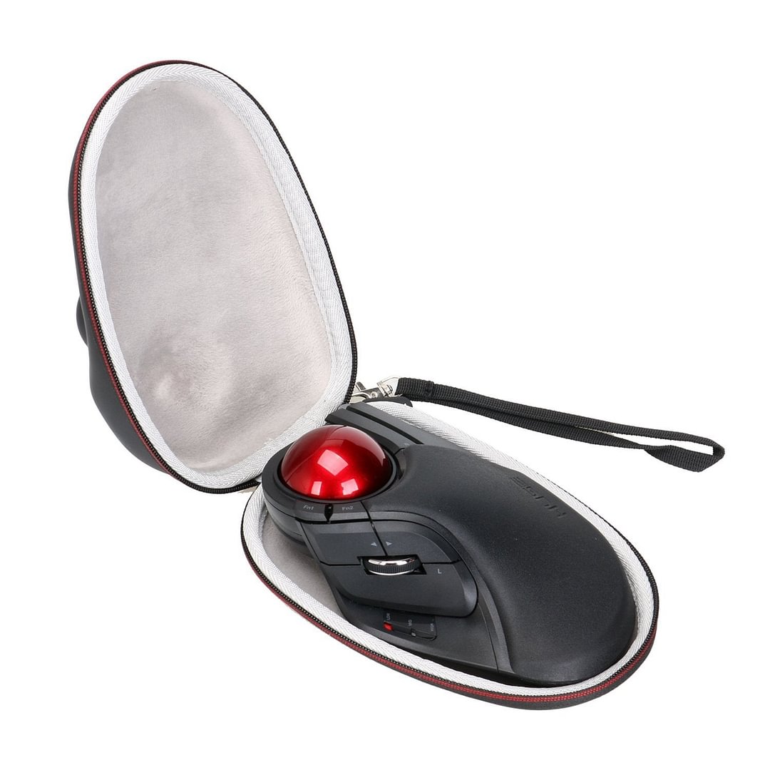 LTGEM EVA Hard Case for ELECOM M-HT1DRBK Wireless Trackball Mouse - Travel Protective Carrying Storage Bag
