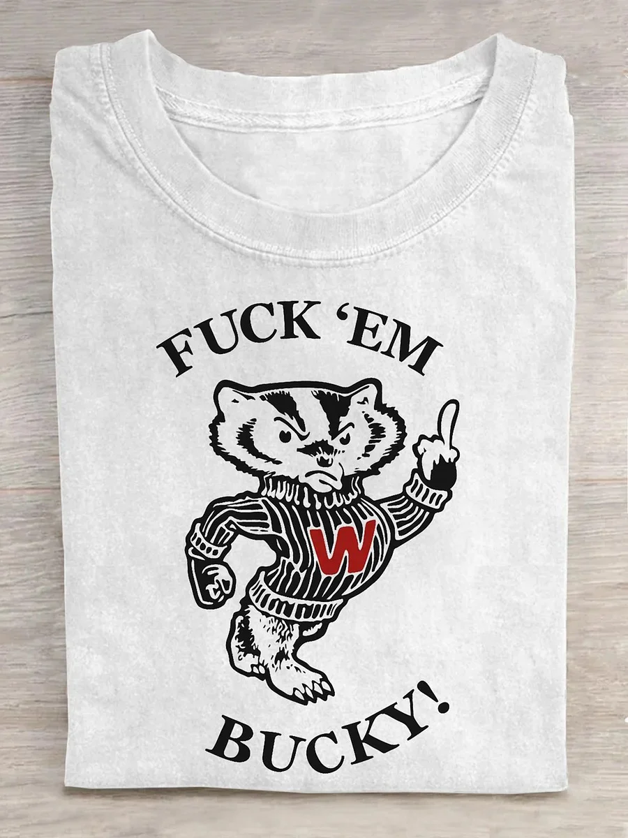 Eagerlys Fuck Em Bucky T-shirt Eagerlys