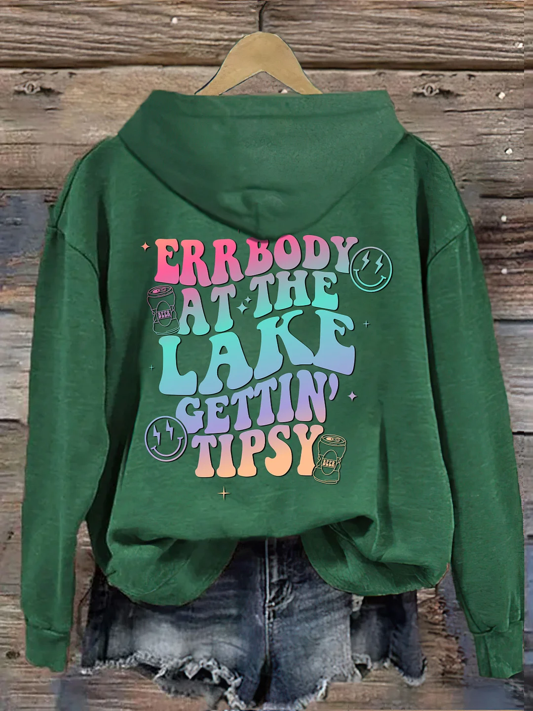 Errbody At The Lake Gettin Tipsy Hoodie