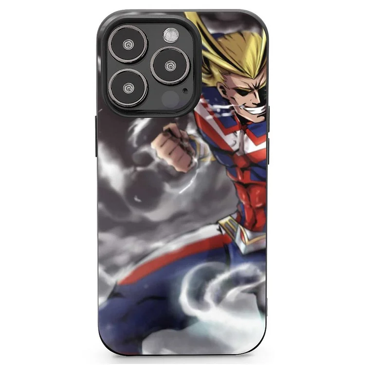 All Might Anime My Hero Academia Tablet Case Mobile Phone Shell IPhone 13 and iPhone14 Pro Max and IPhone 15 Plus Case - Heather Prints Shirts