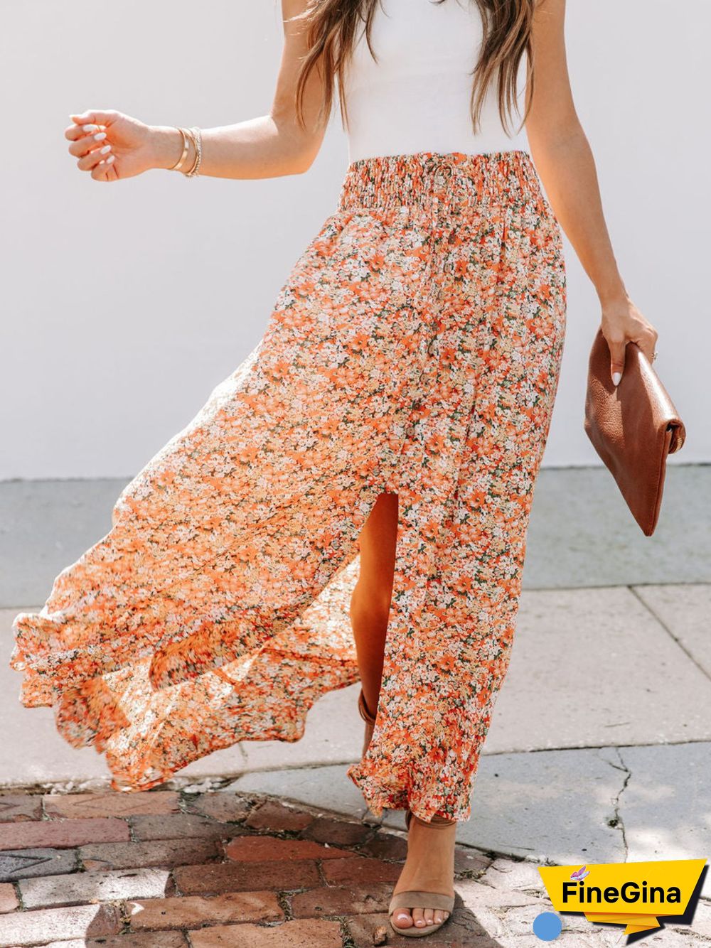 Casual Floral Skirts