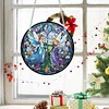 Diamond Painting Acrylic Stained Glass Fairy Hanging Pendant