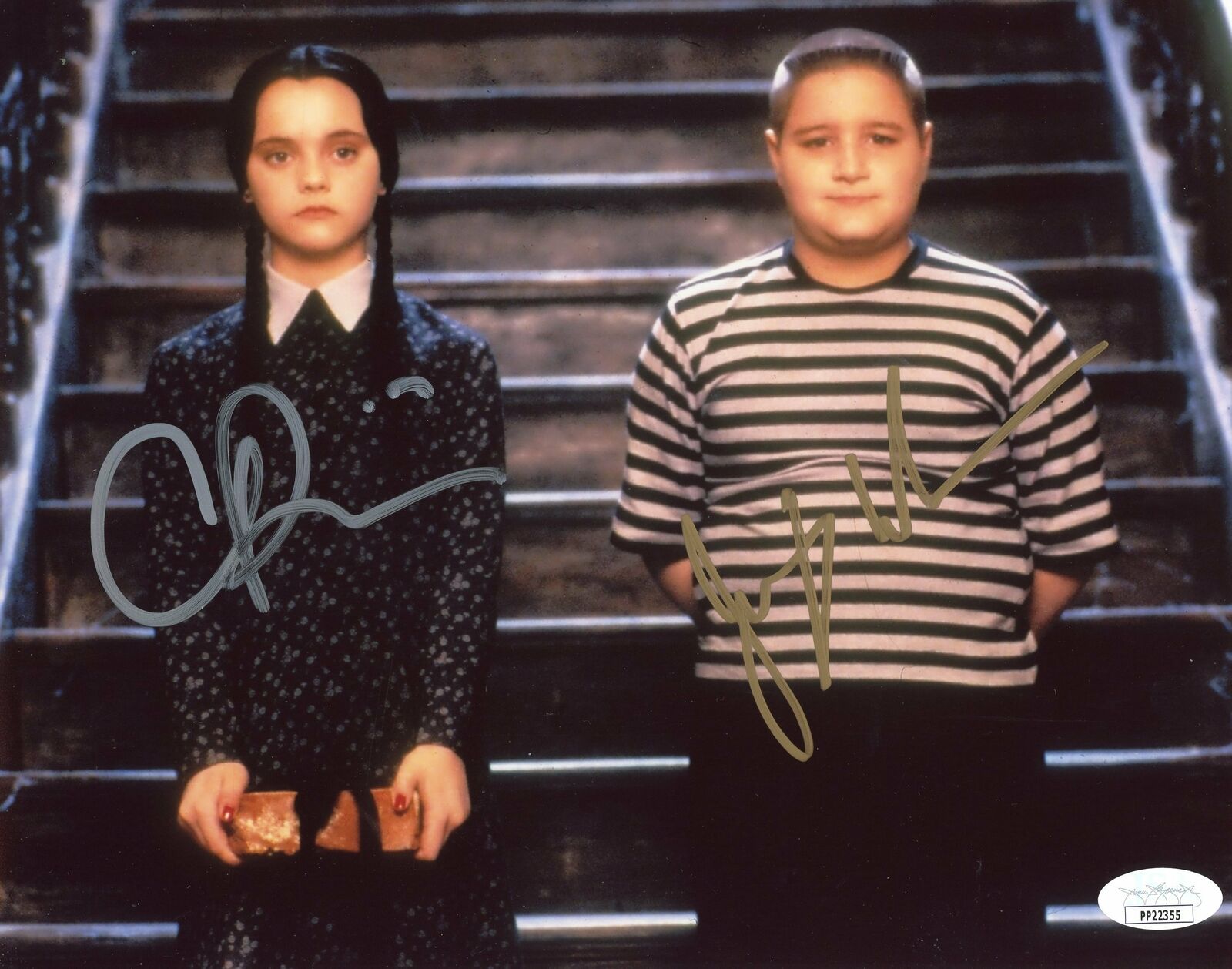 The Addams Family 8x10 Photo Poster painting Signed Autograph Ricci Workman JSA Certified COA