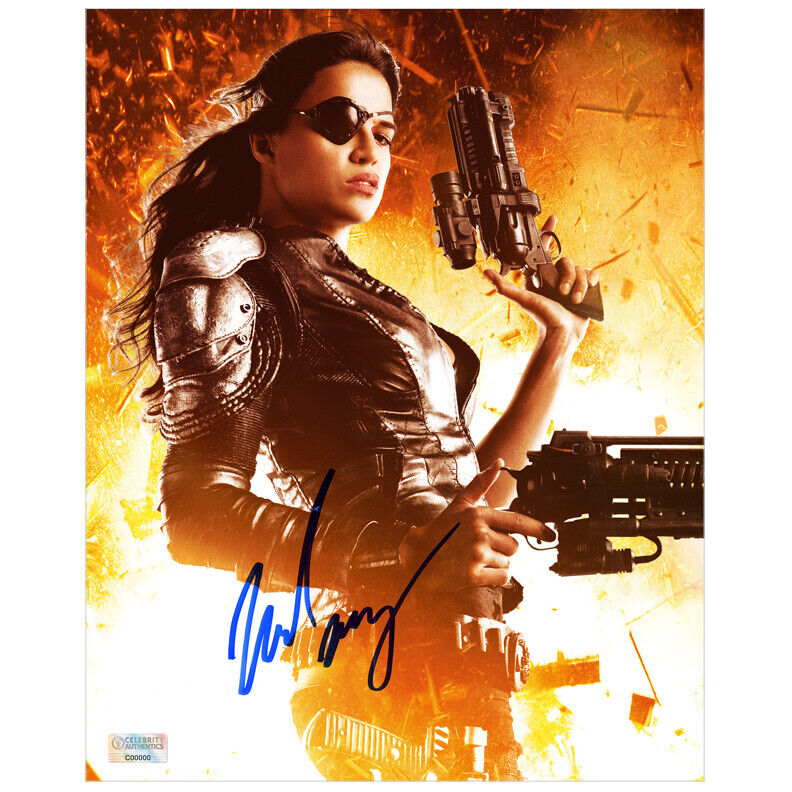 Michelle Rodriguez Autographed Machete Kills Luz 8x10 Photo Poster painting