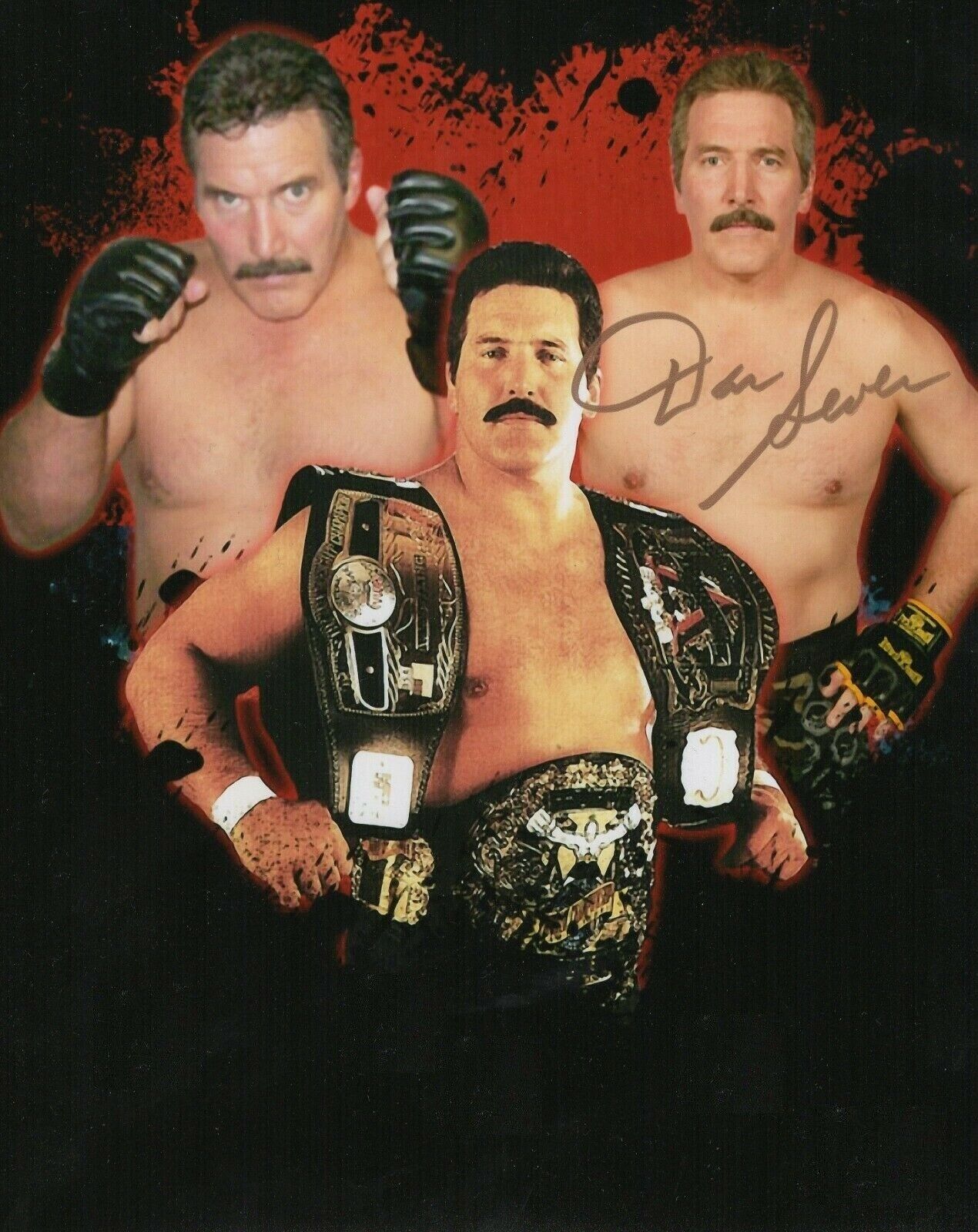 Dan Severn ( WWF WWE ) Autographed Signed 8x10 Photo Poster painting REPRINT