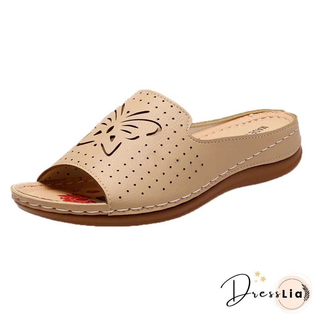 New Shoes Sandals Women Outdoor Walking Shoes Retro Ladies Shoes Slip On Women Shoe Slipper Female Zapatillas Muje Footwear