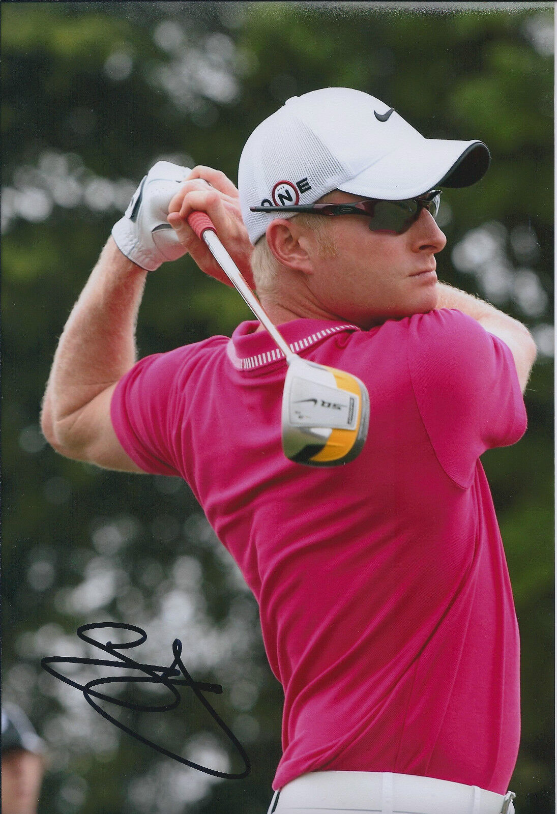 Simon DYSON SIGNED 12x8 Photo Poster painting AFTAL Autograph COA European Tour Winner