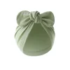 New children's solid color turban hat baby Indian hat baby ball knotted hat ins Europe and America wholesale rabbit ear pullover hat