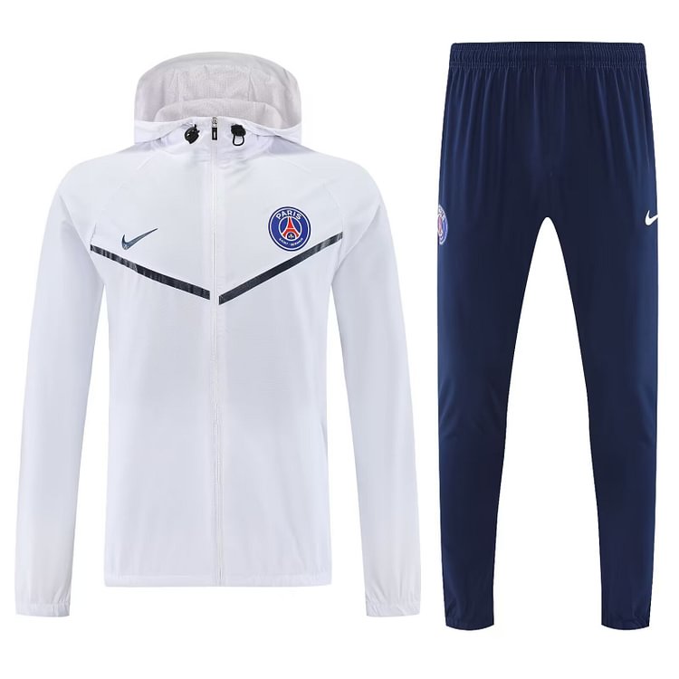 2026-27 Paris White Full-Pull Suit Hat - Full-Pull Suit