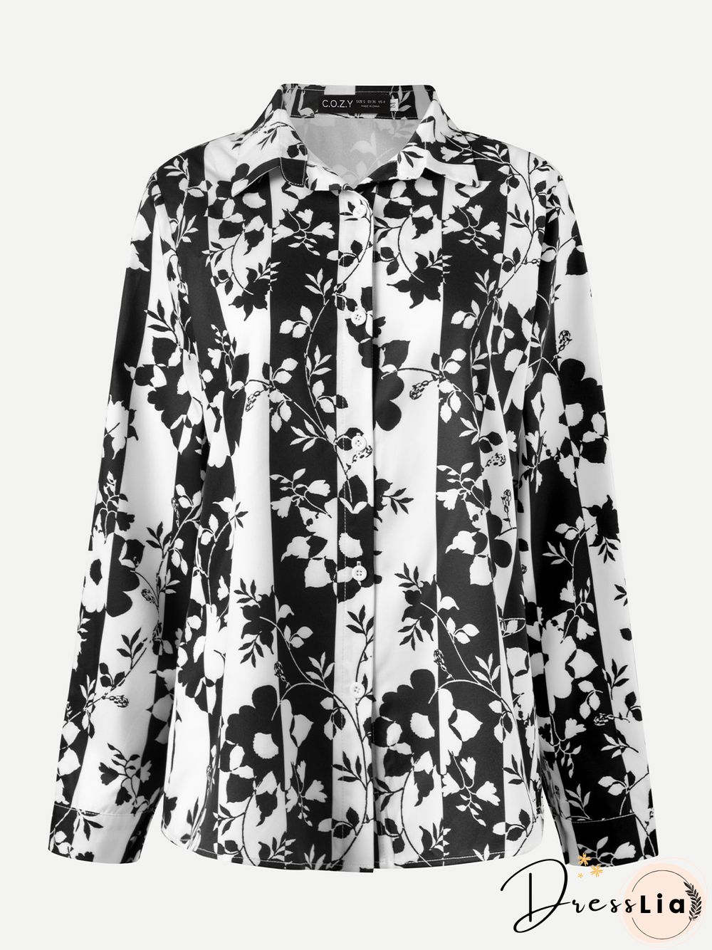 Tribal Long Sleeve Printed Blouse