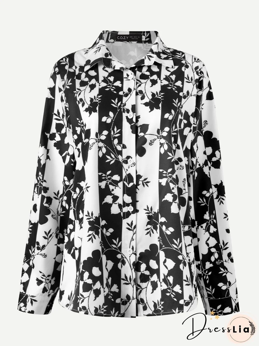 Tribal Long Sleeve Printed Blouse