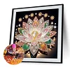 White Lotus speziell geformte 5D-DIY-Teilbohrer-Diamant-Kunstkit-Dekoration 30x30cm