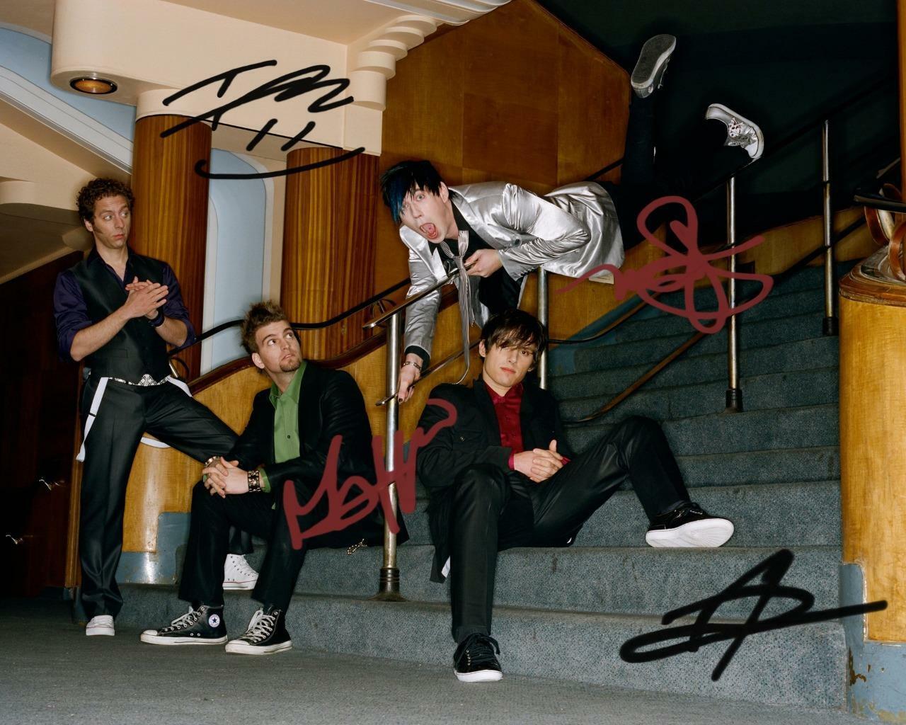 Marianas Trench Band X4 SIGNED AUTOGRAPHED 10 X 8