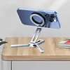Magnetic Portable Desktop Phone Mount Aluminum Alloy Phone Tripod for Magsafe