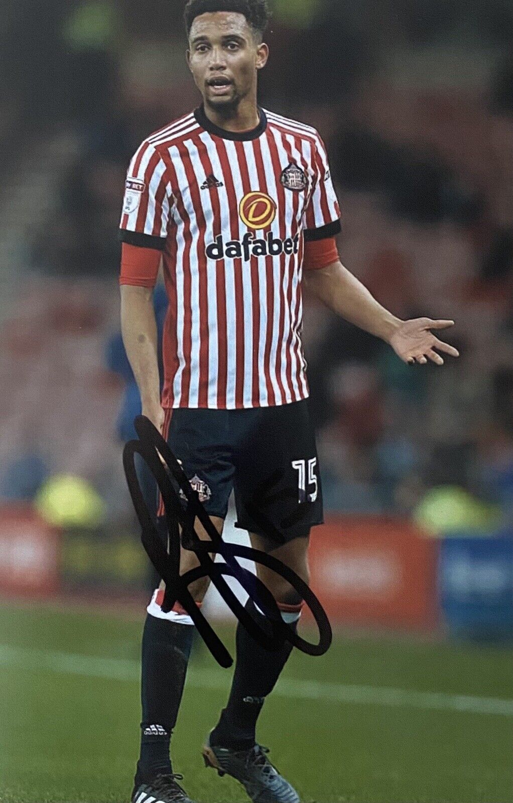 Brendan Galloway Genuine Hand Signed Sunderland 6X4 Photo Poster painting