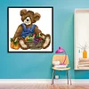 Teddy Bear-14CT Stamped Cross Stitch Kit(21*21cm)