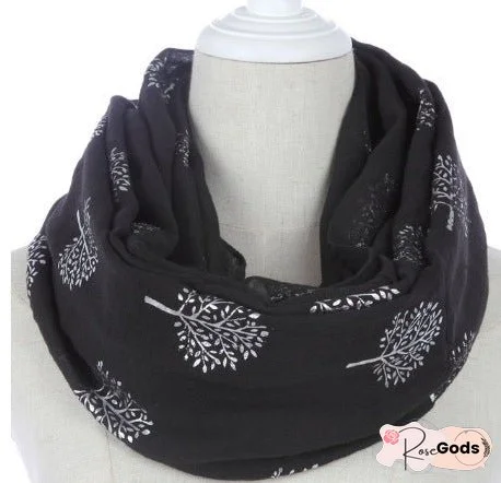 Leaf Mulberry Tree Hot Silver Scarf Fashion Versatile Shawl