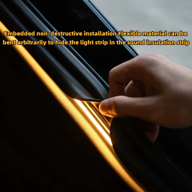 Car modified trunk LED light strip