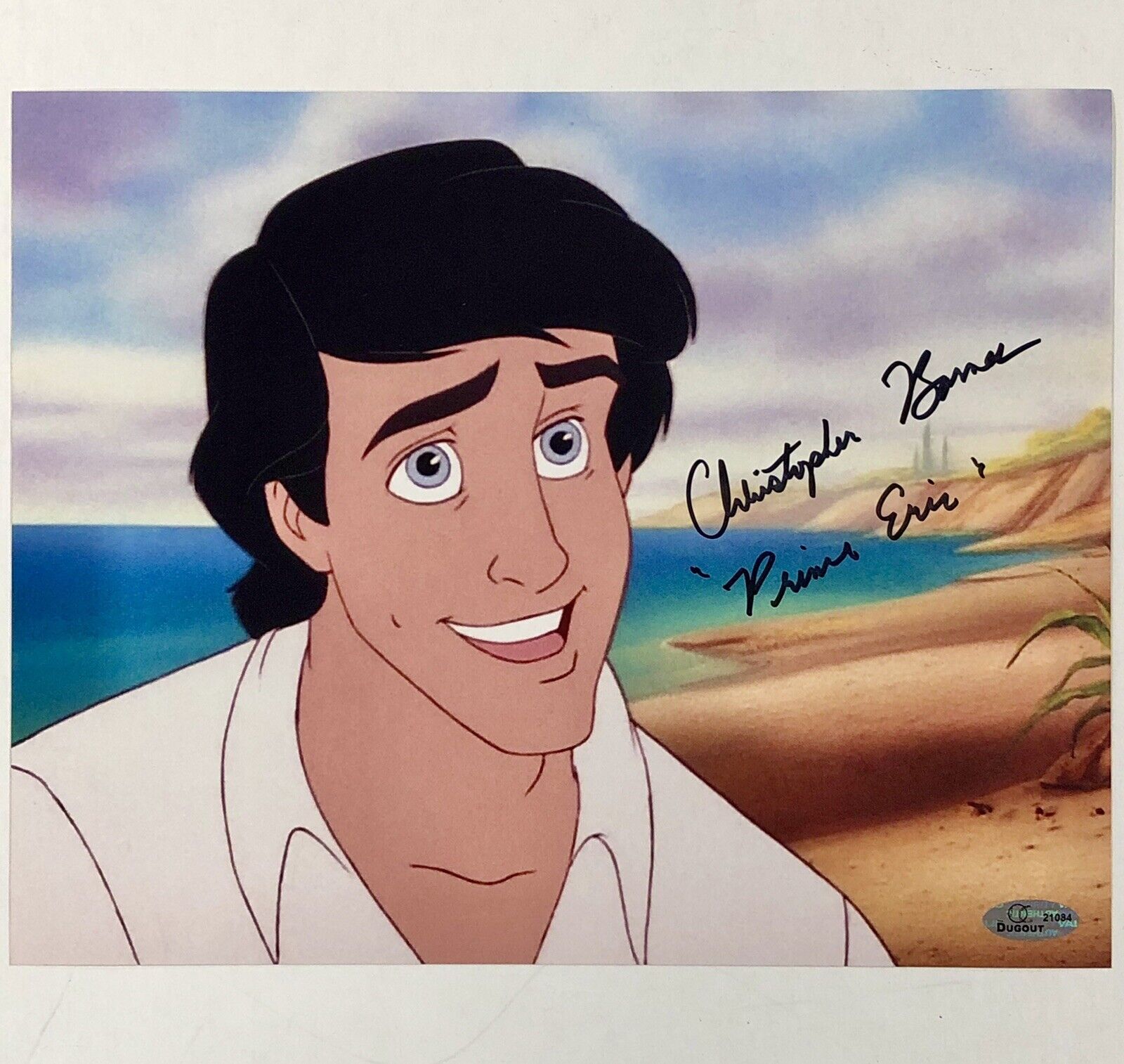 Christopher Barnes signed Prince Eric