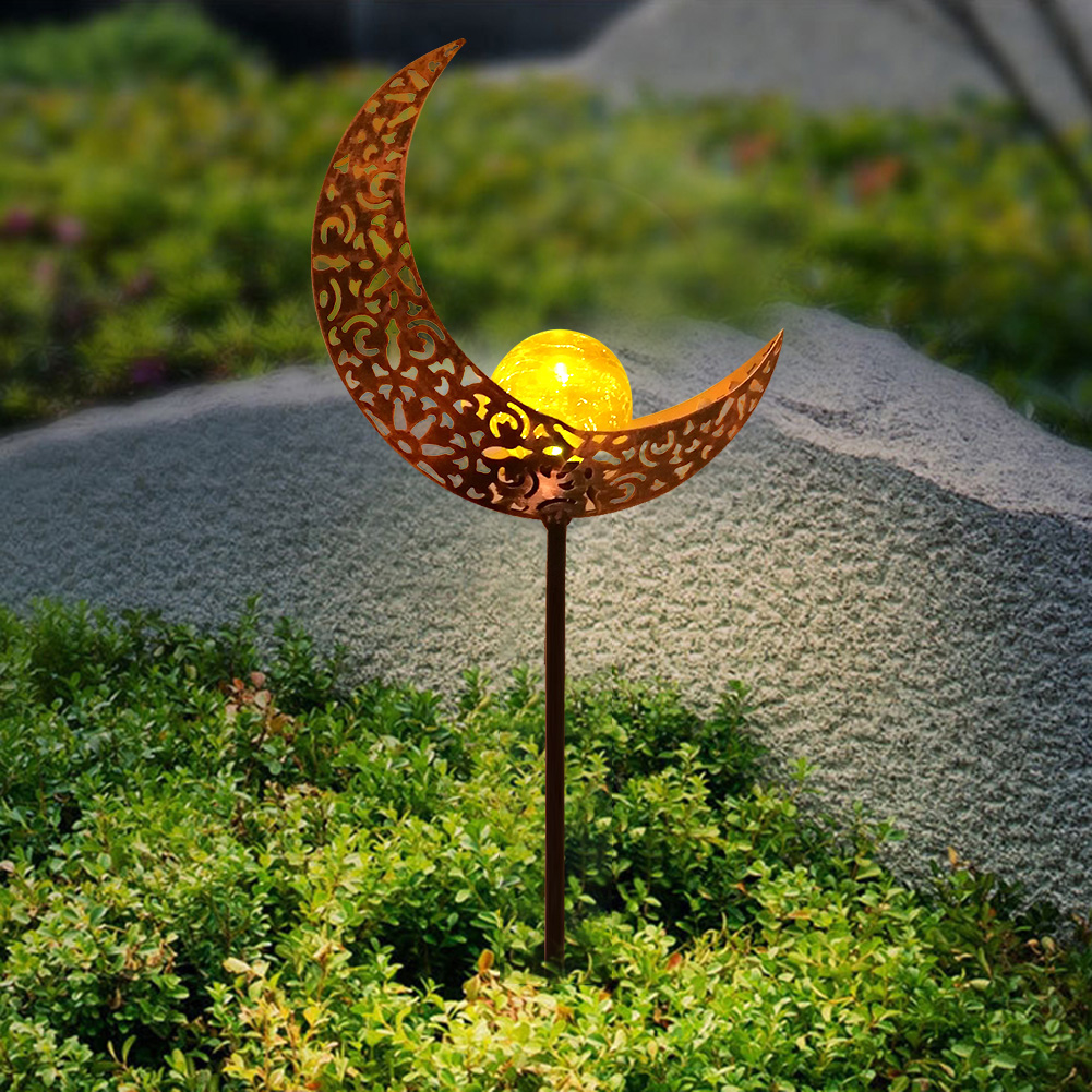 

LED Hollow Moon Waterproof Stake Flame-Solar-Landscape Light, 501 Original