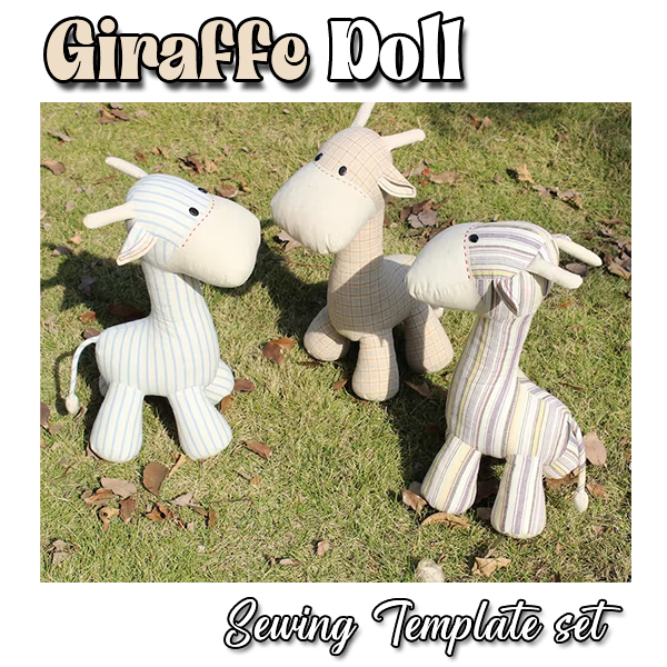 Memory doll sewing template set