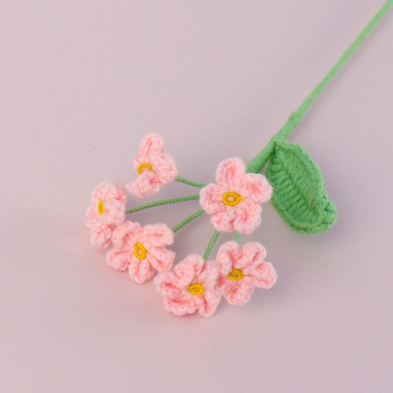 Forget-Me-Not Bouquet &mdash; Faux Textile Flowers for Home Decor